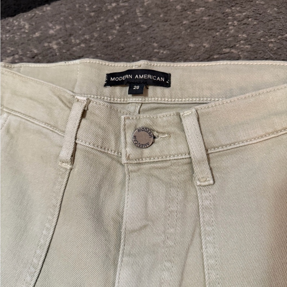 Modern American Olive Farrah Crop Pants